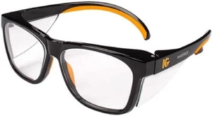KleenGuard 49312 Maverick Marco Negro Transparente Lente Antiniebla Gafas de Seguridad 1/Par - Imagen 1 de 6