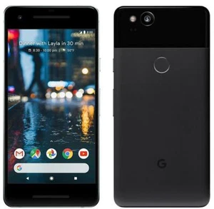 Google Pixel 2 64GB/128GB Android 5" Unlocked SmartPhone Black White Blue - Picture 1 of 11