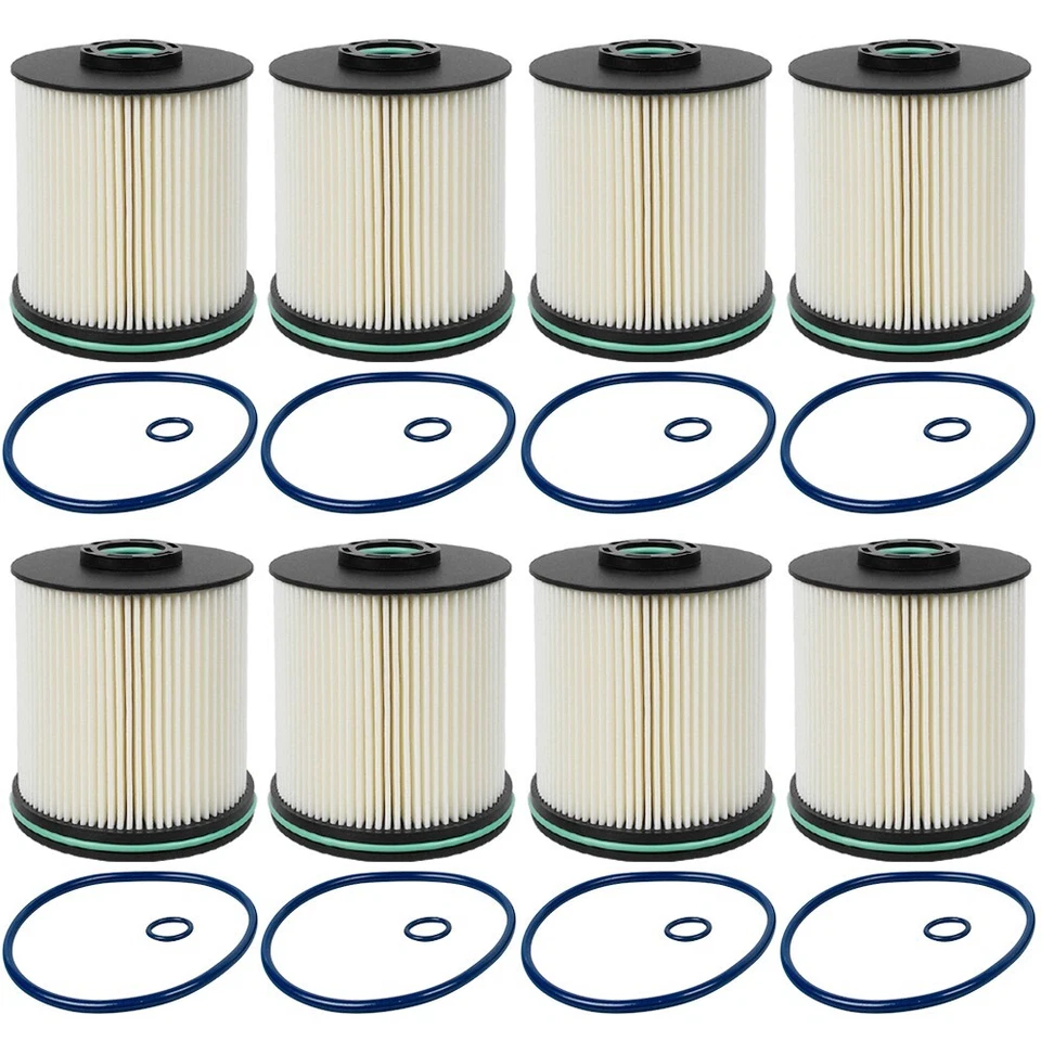 8x TP1015 Kit de filtro de combustible para Chevrolet Silverado 2500 HD/3500 HD 6.6L 2017-2018 Foto 1 de 4