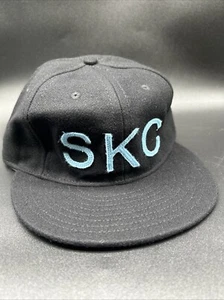 Baldwin Kansas City Mütze SKC sportlich blau/schwarz verstellbar 100% Wolle neu - Bild 1 von 13