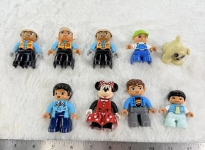 Lego Figures-Duplo Lot of 9-Minnie Mouse, Bulldog, Various Figures-See Pics! - Picture 1 of 13