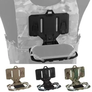 Universal Tactical Chest Phone Carrier Mount Molle Folding Navigation Board - Zdjęcie 1 z 16