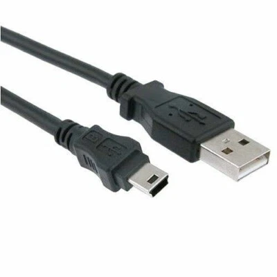 Cable de carga de sincronización de datos mini USB de 5 pines para cámara PS3 Nuvi GPS PS3 MP3 Foto 1 de 3