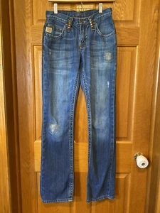 BR28 Cinch Jace Studded Flap Pocket Denim Jeans Mens 27x36 - Picture 1 of 8
