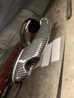 Coprimaniglia porta MINI R56 CARBON LOOK MINI Cooper S Gen 2 R57 R58 R59 R61 - Immagine 1 di 4