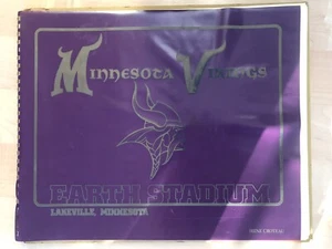 Minnesota Vikings Earth Stadium Lakeville Proposal Book and Newspaper 1975 NFL - Bild 1 von 22