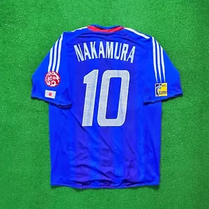 2004 Japan Home Jersey Player Issued 2004 Asian Cup Adidas Authentic XL Size - Picture 1 of 17