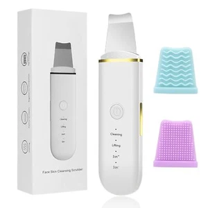 Skin Scrubber Ultraschall Ultraschallgerät für Gesicht Mitesser Entferner DE - Bild 1 von 20