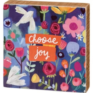 New "Choose Joy" Block Sign - Bild 1 von 4