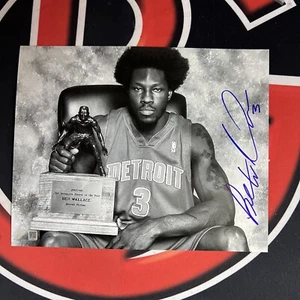 Ben Wallace Detroit Pistons Signed 8x10 Photo Autographed Auto Steiner CX COA - Picture 1 of 3