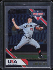 2020 Panini USA Stars & Stripes Retail #76 Cole Wilcox