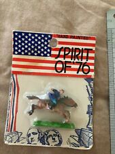 Vintage Spirit De 76'Patriote Cheval Rider Miniatures Main Peint