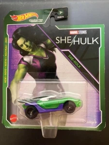 Hot Wheels Character Cars Marvel Studio SHE HULK 1:64 Scale NEW - Picture 1 of 2