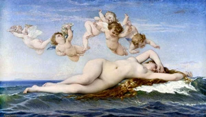 The Birth of Venus - Alexandre Cabanel A2 High Quality Canvas Art Print - Picture 1 of 1