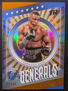 2024 Topps Chrome Boxing Ring Generals #RG-11 Abraham Nova Orange Refractor /25 - Bild 1 von 12