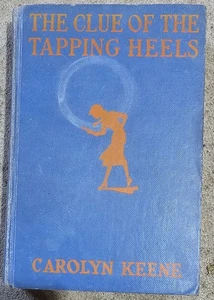 Vtg 1939 The Clue of Tapping Heels NANCY DREW Mystery Blue Illustrated 1st Ed - Bild 1 von 6