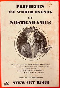 Vintage Paranormal Prophecies On World Events By Nostradamus Stewart Robb 1961 - Picture 1 of 11