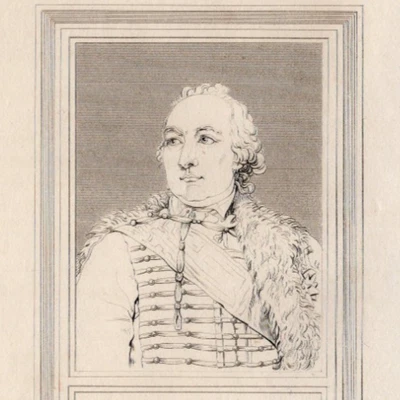 DUQUE DE ORLEANS - Grabado en cobre antiguo de la nobleza francesa 1811 Foto 1 de 2