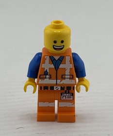 Lego Emmet Piece Resistance Minifigure Lego Movie 70810 No Hair.