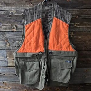 Gander Mountain Guide Series Men's Blaze Orange Tan Mesh Hunting Vest-Size XL - Picture 1 of 20