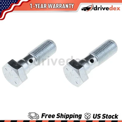 Par Dorman - Mangueira de linha de freio AJUDA para parafuso de pinça compatível com 2000 2001 Ford F-150 - Imagem 1 de 4