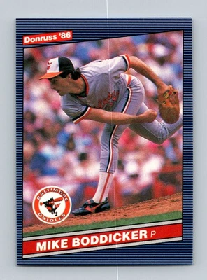 1986 Donruss #47 Mike Boddicker - Image 1 of 2