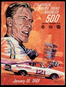 7th ANNUAL MOTOR TREND - RIVERSIDE 500 * 19. Januar 1969 Official Program CALI - Bild 1 von 8