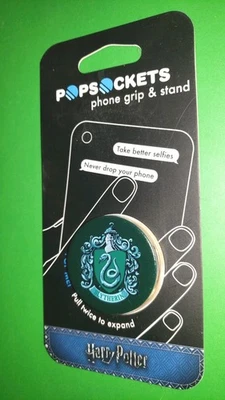 POPSOCKETS SLYTHERIN HOUSE HARRY POTTER EXPANDING GRIP STAND MOUNT NEW Sealed - Image 1 of 3