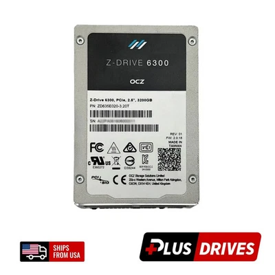 3.2TB NVMe OCZ U.2 2.5" Enterprise Drive NVMe 700K IOPS PCIe 3.0 x4 - Image 1 of 4