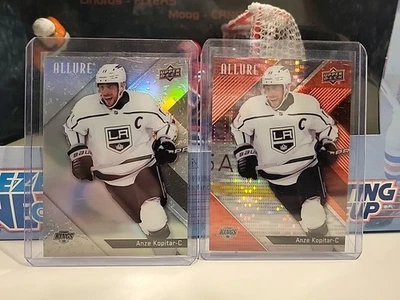 2024-25 Upper Deck Allure Anze Kopitar Glitter Bomb And Red Rainbow LA Kings - Image 1 of 2