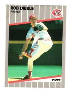1989 Fleer #160 Rob Dibble Cincinnati Reds - Picture 1 of 2
