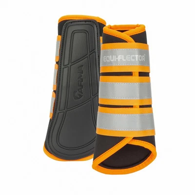 Shires ARMA EQUI-FLECTOR Bürstenstiefel - orange