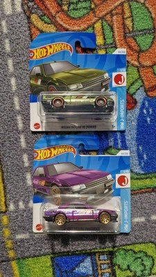Hot Wheels Green & Purple NISSAN SKYLINE RS KDR30 44/250 New Collectible Car - Image 1 of 3