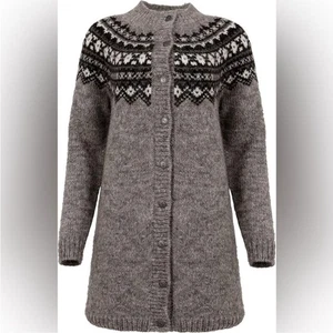 ICEWEAR Fróðný Long Wool Cardigan Size Medium Frodny - Bild 1 von 10