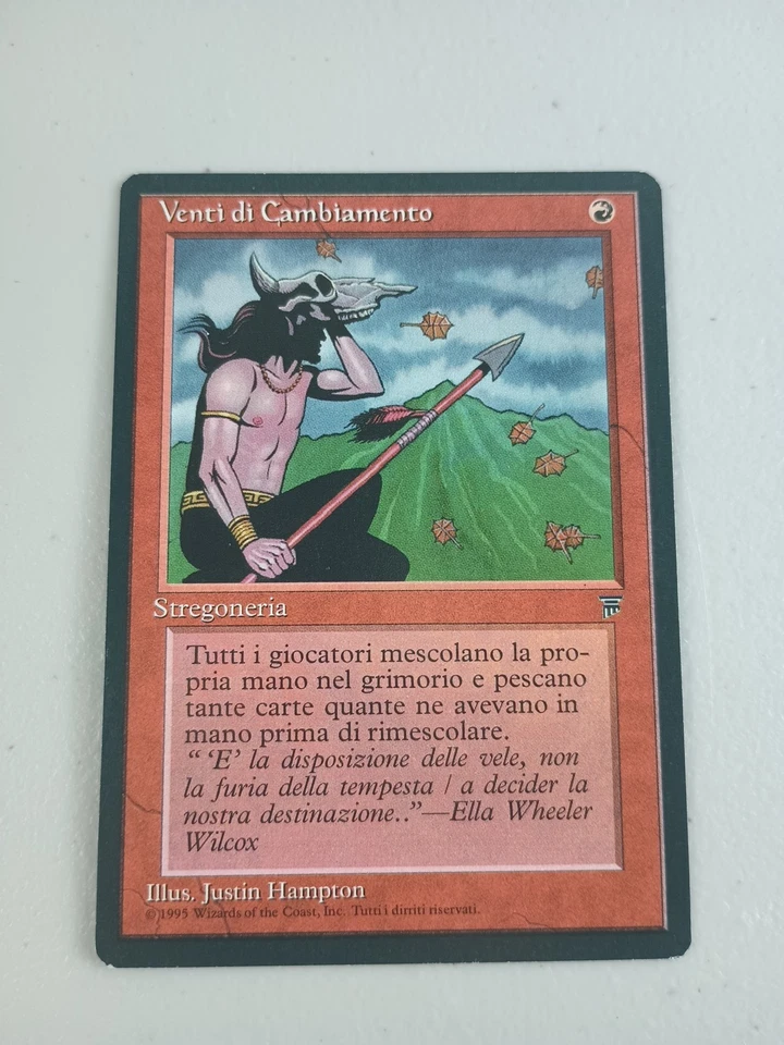 Italian MTG Winds Of Change Legends Set Magic The Gathering Card LP - Image 1 of 2