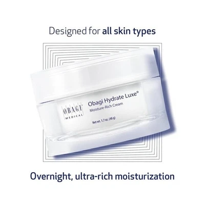 Obagi Hydrate Luxe – Deep Moisture Cream for Radiant, Supple Skin (1.7 oz / 48g) — 第 1/2 张图片