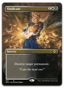 Vindicate (Borderless) #322 (NM) Modern Horizons 2 MH2 Magic MTG - Picture 1 of 2