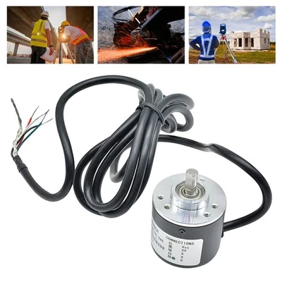 Incremental Rotary Encoder DC5-24V 600P/R Wide Voltage Power Supply 2-phases for - Image 1 of 4