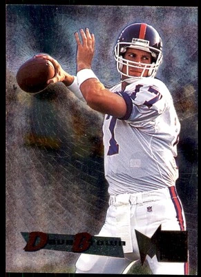 1995 Fleer Metal Universe Dave Brown New York Giants #124 - Image 1 of 2
