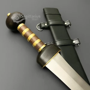 Roman Gladius Historical Custom Handmade High Carbon Steel sword Gladiator Sword - Picture 1 of 6