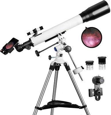 Astronomy Telescope 70mm Az 700mm Refractor, Compact/Portable (NEW) - Image 1 of 4