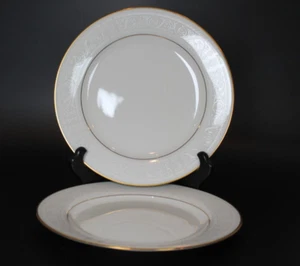 Noritake Ivory China - Tulane - Salad Plates - TWO - 2 - 7562 - 8 3/8" diameter - Picture 1 of 4