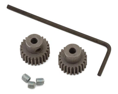 Tamiya 48P Metal Pinion Gears (3.17mm Bore) (24T/25T) [TAM54218] - Image 1 of 2