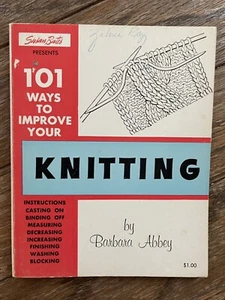 Susan Bates 101 Ways To Improve Your Knitting By Barbara Abbey - Picture 1 of 2
