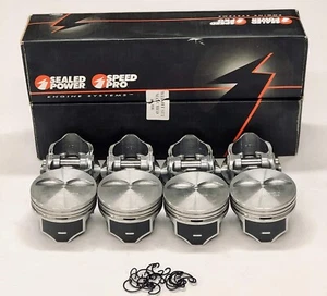 Juego de pistones Speed Pro hipereutécticos de parte superior plana/8 Chevy SB 383 uso con varilla 5,7 +,030 - Imagen 1 de 1