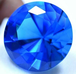 Lab Created 55.15 Ct Lustrous Blue Tanzanite GGL Certified Sparkling AAA+ Gem - Picture 1 of 5