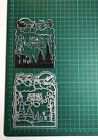 2pcs ?Believe In The Magic? Christmas Eve Scene Card Front Die Set - 12.2X9.8cm