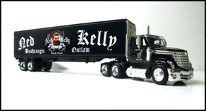 Lonestar Diecast Black Semi Trailer 1/43 Trucks Ned Kelly Custom Graphics - Picture 1 of 9