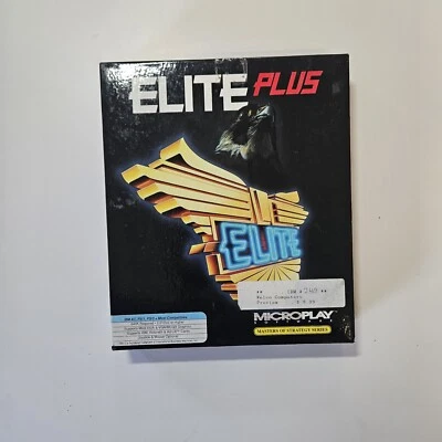Elite Plus IBM PC 5.25” Floppy 1991 Microplay Software Big Box - Image 1 of 4