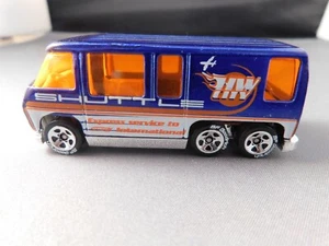 Loose Hotwheels GMC Motorhome Blue with the BF Goodrich Tires - Picture 1 of 4
